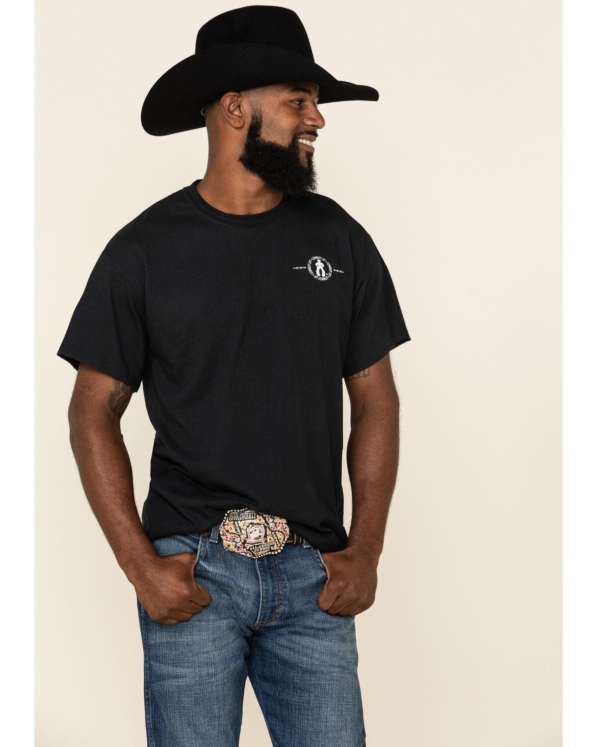 Cowboy Up Men's Team Roper Graphic Tee 