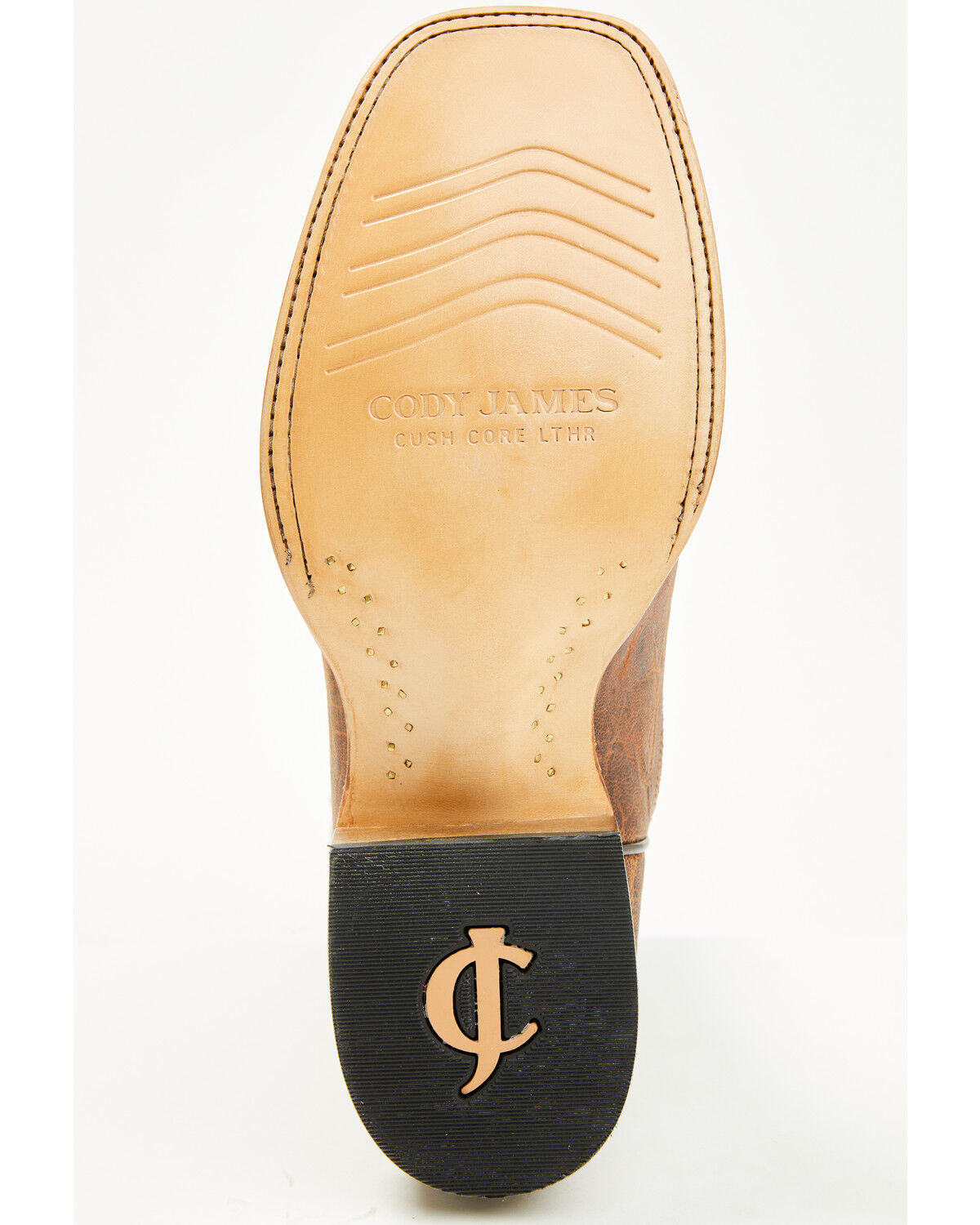 Image #7 - Cody James Cush Core® Men's Rover Western Boots - Broad Square Toe, Cognac, hi-res
