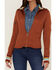 RANK 45 Women's Quilted Zip-Front Jacket , Rust Copper, hi-res