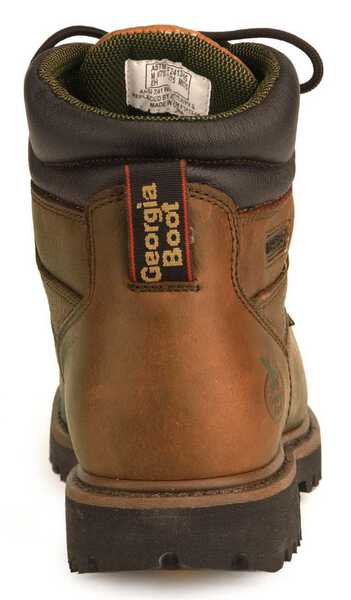 Image #8 - Georgia Boot Men's 6" Work Boots - Steel Toe, Briar, hi-res