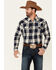 Image #1 - Cody James Men's Sawmill Buffalo Check Plaid Print Long Sleeve Snap Western Flannel Shirt - Big & Tall, , hi-res