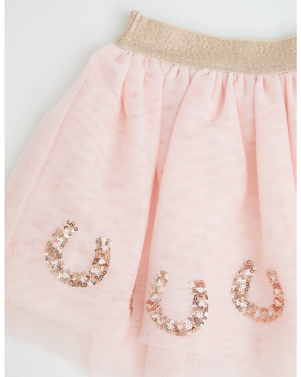 Image #2 - Angel Dear Toddler Girls' Horseshoe Tutu Skirt, Pink, hi-res