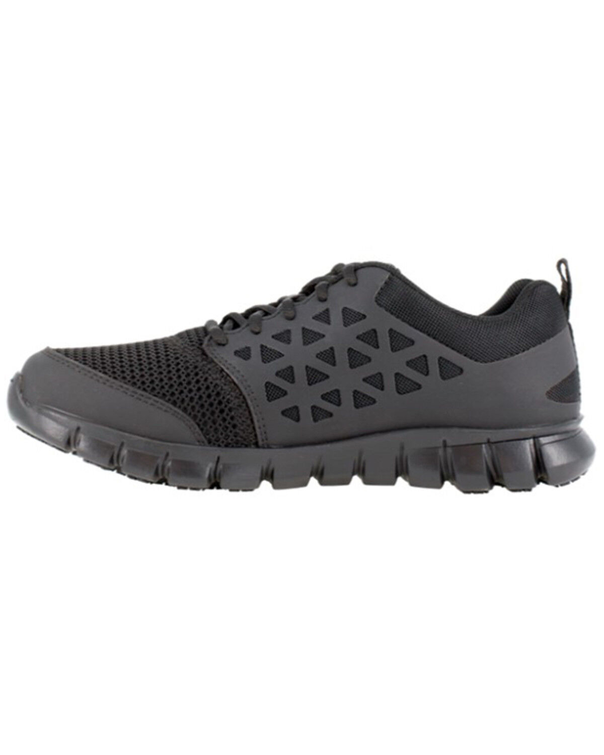 Image #3 - Reebok Women's Sublite Cushion Athletic Work Shoes - Round Toe, Black, hi-res