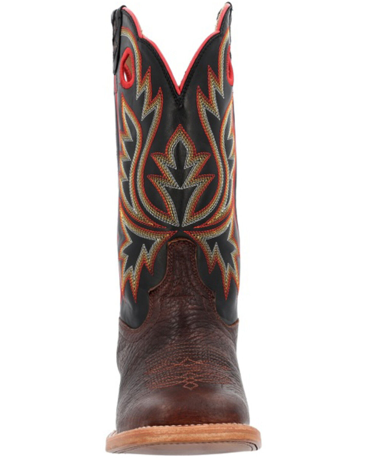 Image #4 - Durango Men's PRCA Collection Shrunken Bullhide Western Boots - Broad Square Toe, Multi, hi-res