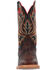 Image #4 - Durango Men's PRCA Collection Shrunken Bullhide Western Boots - Broad Square Toe, Multi, hi-res