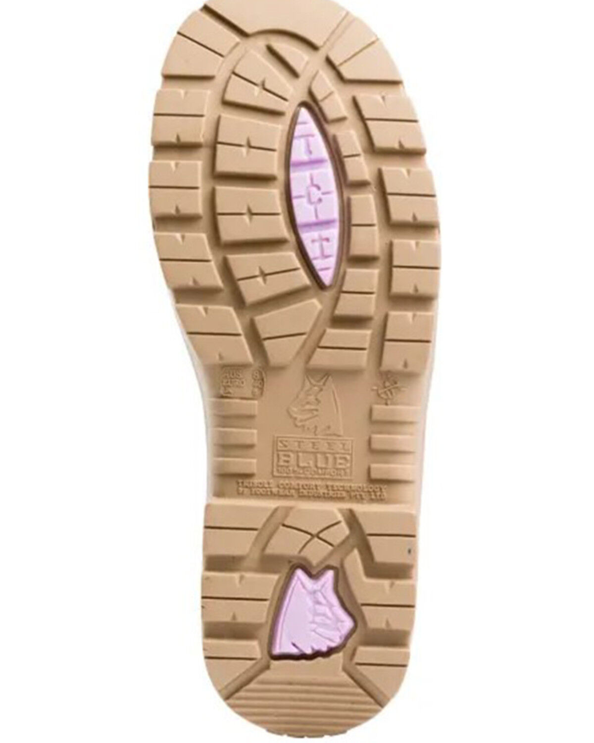 Image #6 - Steel Blue Women's Southern Cross Zip Work Boots - Steel Toe, Pink, hi-res