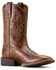 Image #1 - Ariat Men's Sport Western Boots - Broad Square Toe, Tan, hi-res