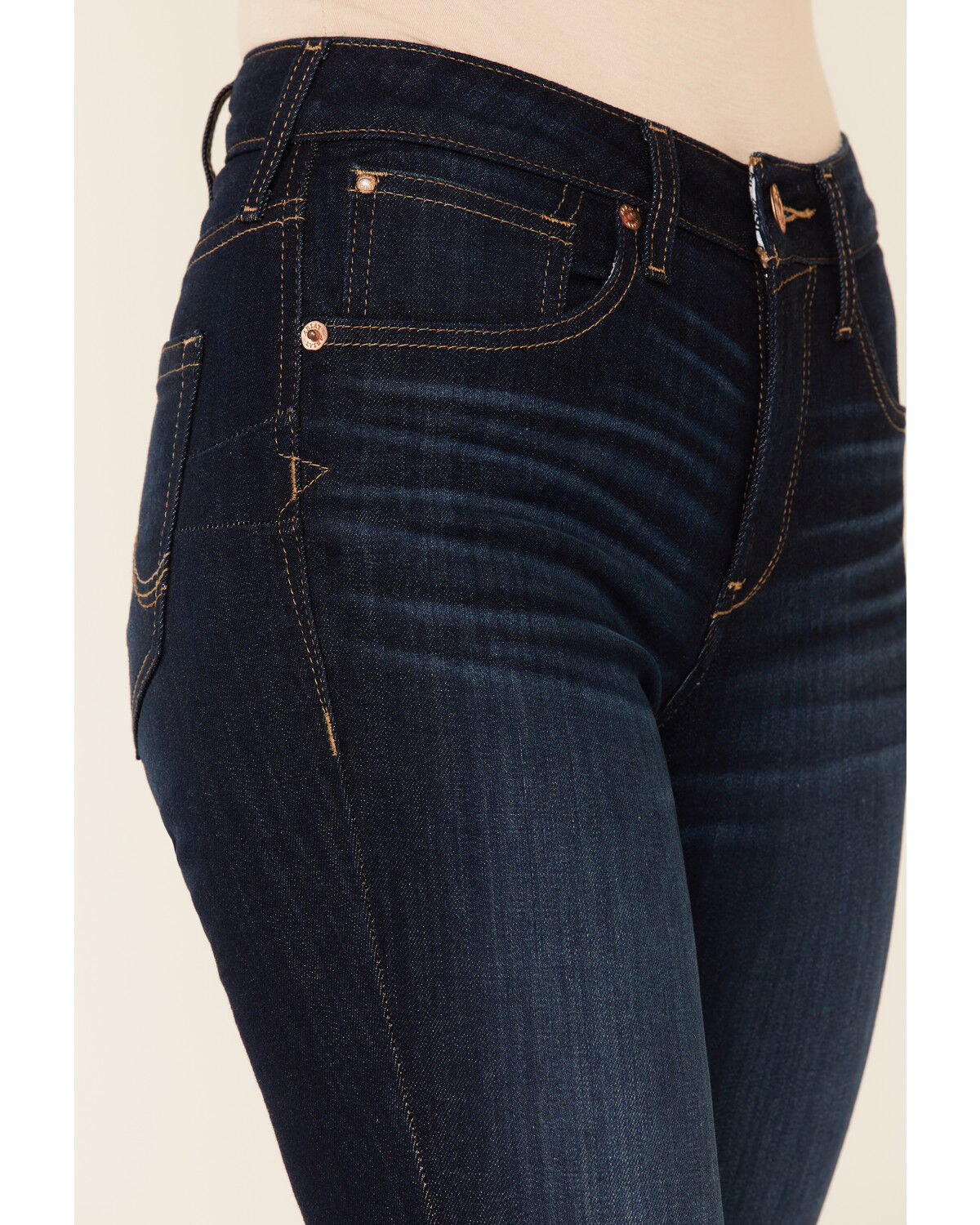Image #4 - Ariat Women's Mid Rise Bootcut Jeans, Blue, hi-res