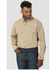 Image #1 - Wrangler 20X Men's FR Long Sleeve Vented Work Shirt, Beige/khaki, hi-res