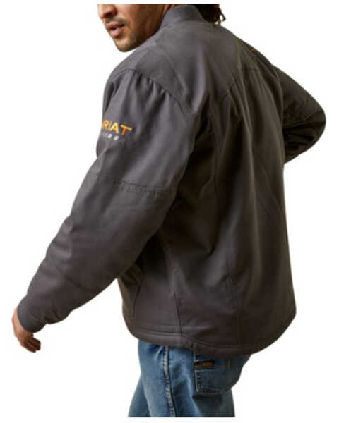 Image #2 - Ariat Men's Rebar DuraCanvas™ Bomber Jacket, Grey, hi-res