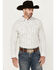 Image #1 - Moonshine Spirit Men's Backcountry Striped Long Sleeve Snap Western Shirt, White, hi-res