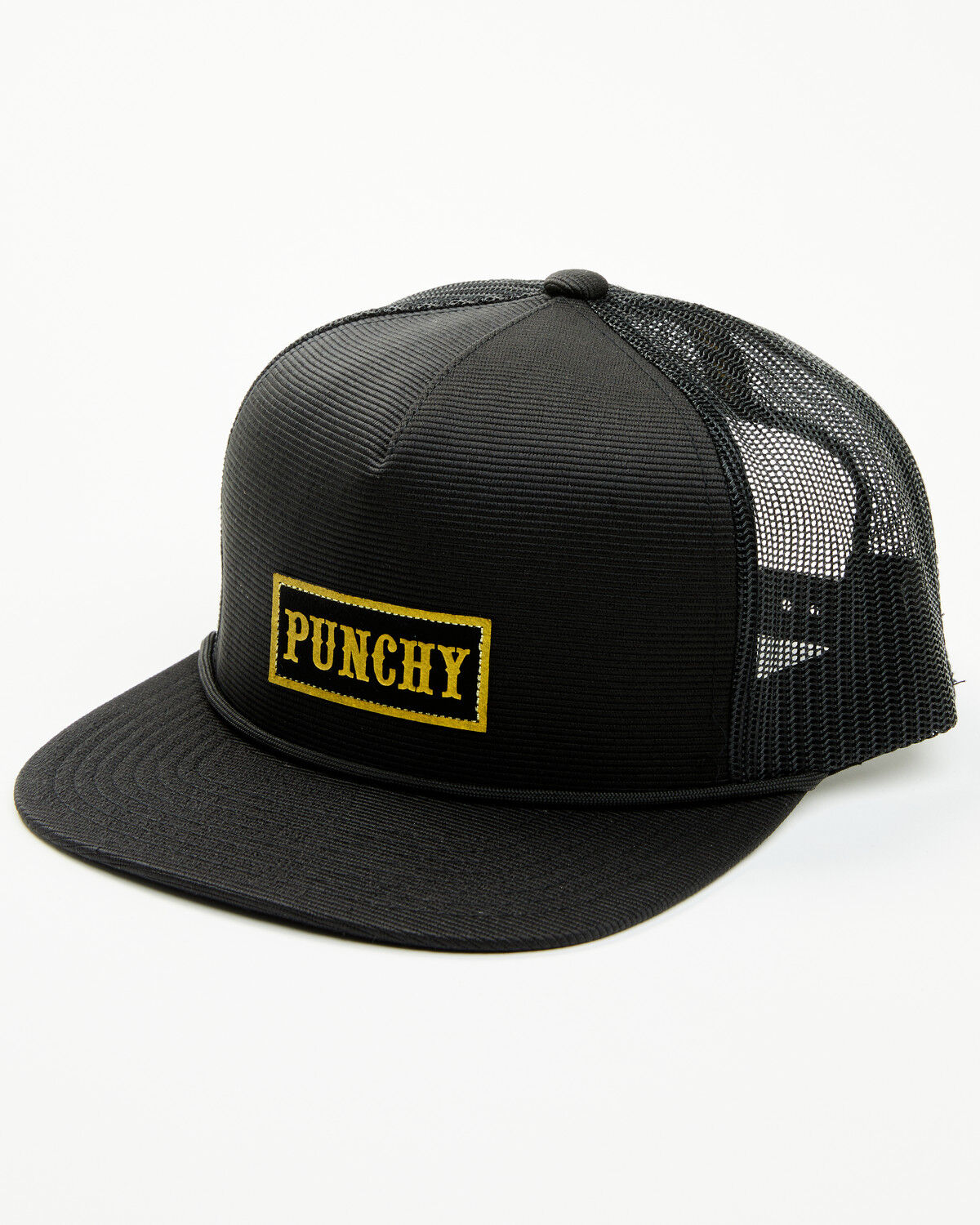Image #1 - Hooey Men's Punch Trucker Cap, Black, hi-res