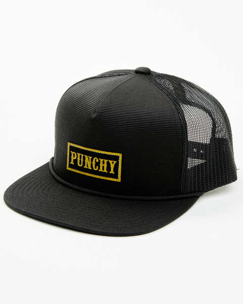 Hooey Men's Punch Trucker Cap , Black, hi-res