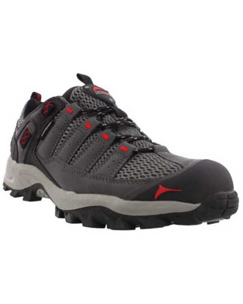 Pacific Mountain Men's Coosa Waterproof Hiking Shoes - Soft Toe, Charcoal, hi-res