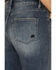 Image #4 - Miss Me Women's Dark Wash High Rise Super Wide Stretch Denim Jeans, Dark Wash, hi-res