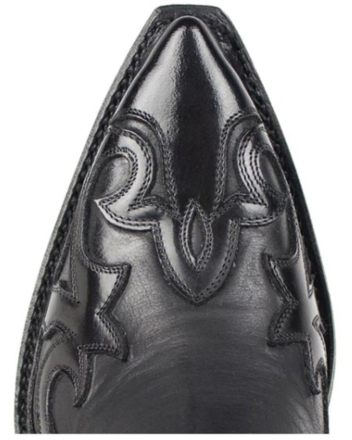 Image #5 - Sendra Women's Gabby Western Booties - Snip Toe, Black, hi-res