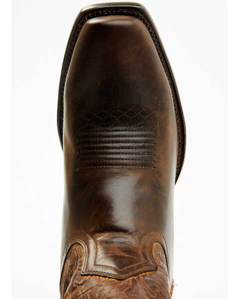 Image #6 - Moonshine Spirit Men's Pancho Tooled Western Boots - Square Toe, Brown, hi-res