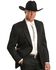 Image #2 - Circle S Men's Lubbock Suit Coat - Big and Tall, Black, hi-res