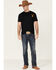 Image #2 - Paramount Network's Yellowstone Men's Dutton Ranch Gradient Rider Silhouette Graphic Short Sleeve T-Shirt, Black, hi-res