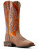 Image #1 - Ariat Men's Hudson Performance Western Boots - Broad Square Toe, Beige, hi-res