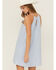 Image #4 - Wild Moss Women's Goddness Solid Mini Dress, Light Blue, hi-res