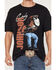 Image #3 - Wrangler Men's Cody Johnson Jump Short Sleeve Graphic T-Shirt, Black, hi-res