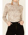 Image #3 - Tasha Polizzi Women's Kylie Multi Leopard Long Sleeve Turtleneck Top, Multi, hi-res