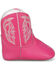 Image #2 - Justin Infant Boys' Baby Canter Western Boots - Round Toe, Pink, hi-res