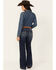 Image #3 - Shyanne Women's Tess Mid Rise Trouser Performance Stretch Denim Jeans, Medium Wash, hi-res