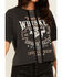 Image #3 - Shyanne Women's Chain Front Whiskey Short Sleeve Graphic Tee, Black, hi-res