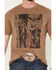 Image #3 - Cody James Men's Stack Short Sleeve Graphic T-Shirt, Lt Brown, hi-res