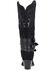 Image #5 - Dingo Women's Buck Wild Suede Tall Western Boots - Round Toe, Black, hi-res