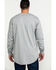 Image #2 - Hawx Men's Men's FR Pocket Henley Long Sleeve Work Shirt, Silver, hi-res