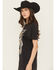 Image #2 - Rock & Roll Denim Women's Wild West Short Sleeve Graphic Mini T-Shirt Dress, Black, hi-res