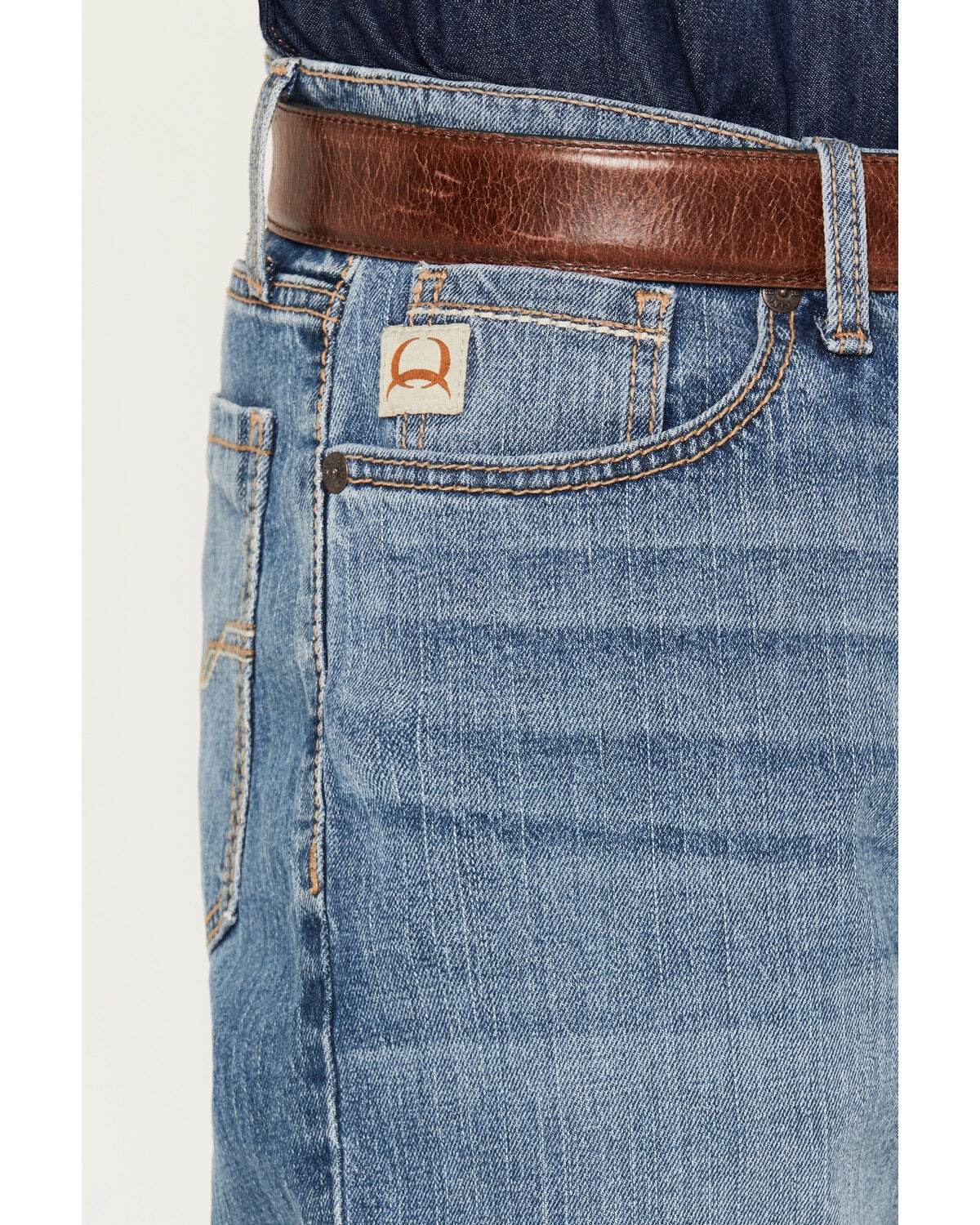 Image #2 - Cinch Men's Grant Medium Wash Relaxed Bootcut Stretch Denim Jeans, Medium Wash, hi-res