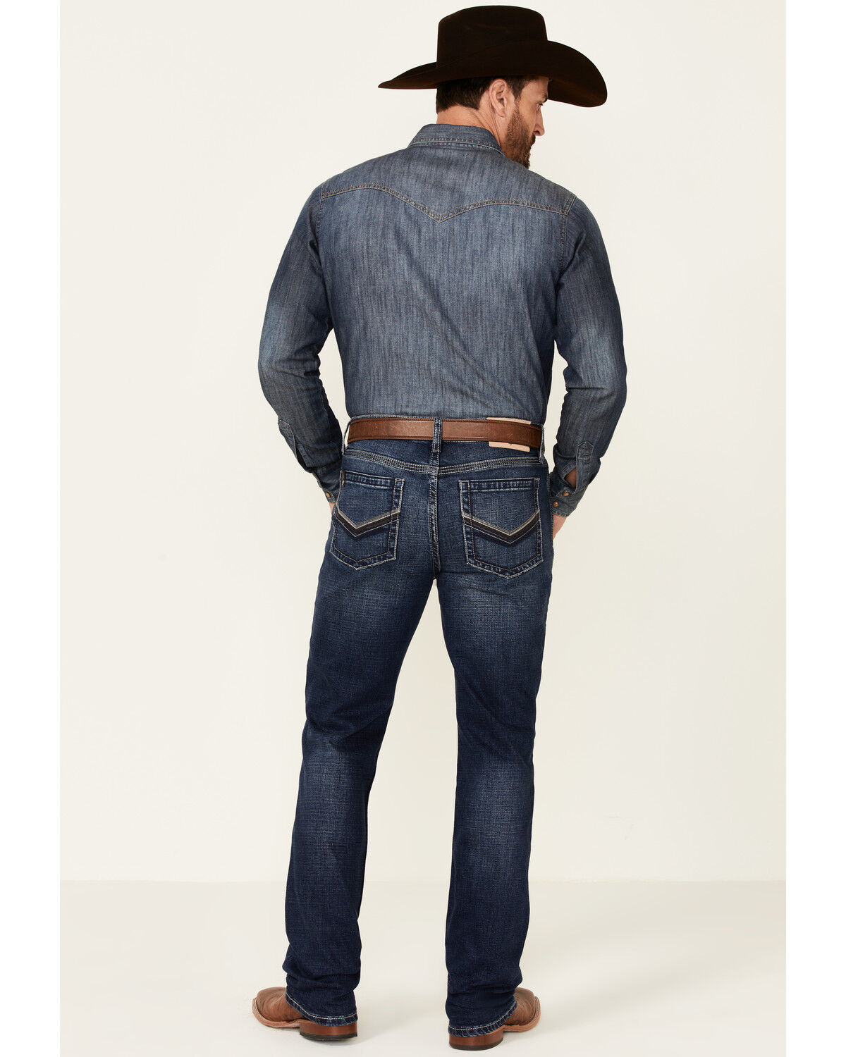 Image #2 - Cody James Core Men's Cayuse Med Stretch Slim Straight Jeans, Blue, hi-res