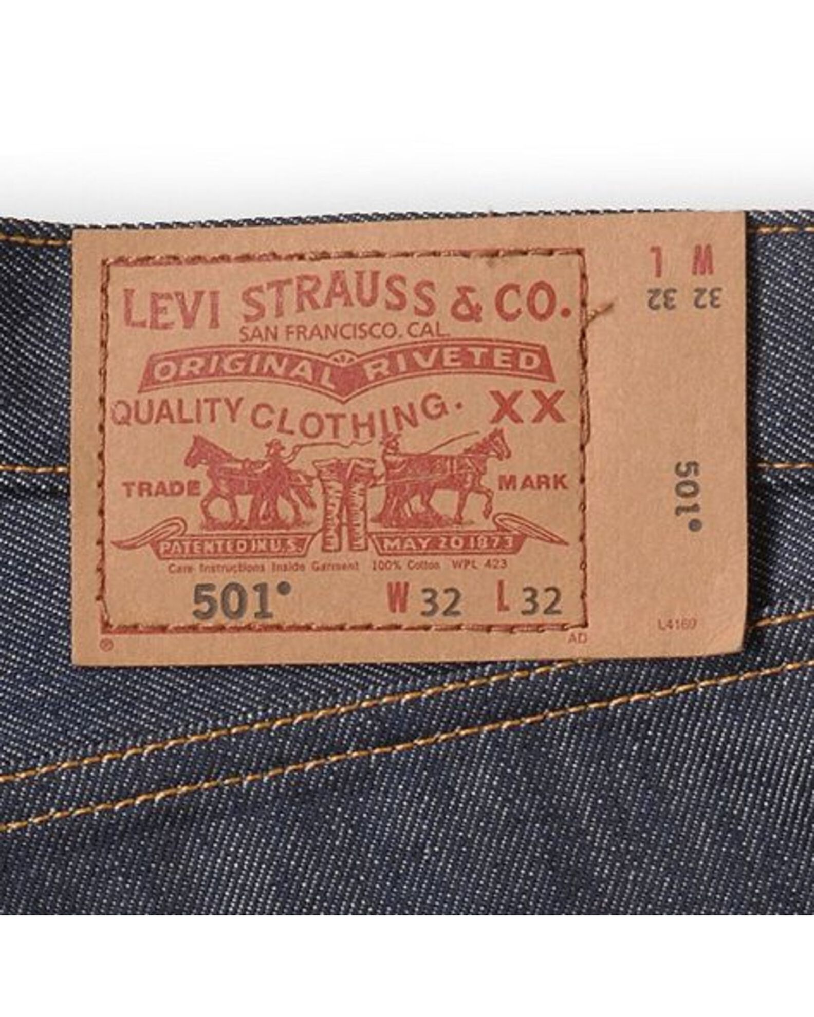 Jean levi strauss 501 original riveted clearance
