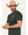 Image #2 - Seager Men's Branded Short Sleeve Graphic T-Shirt, Green, hi-res
