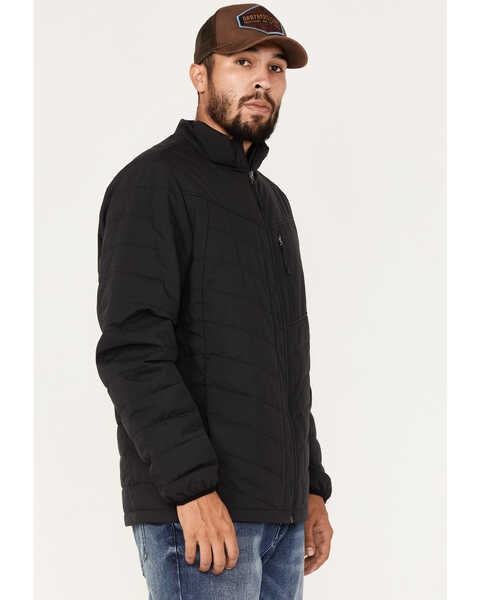 Image #2 - Brothers and Sons Men's Performance Lightweight Puffer Packable Jacket, Black, hi-res