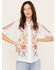 Image #1 - Johnny Was Women's Petunia Smocked Lisbon Shirt, White, hi-res