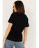 Image #4 - Merch Traffic Women's Brooks & Dunn Lightning Short Sleeve Graphic Tee, Black, hi-res