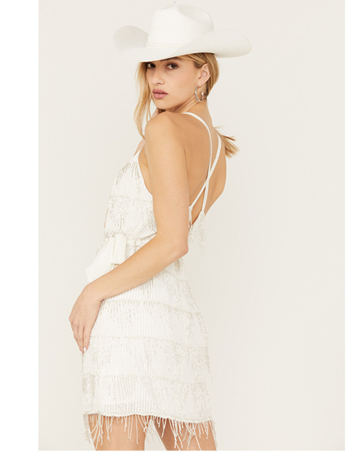 Image #4 - Wonderwest Women's Beaded Fringe Dress, , hi-res