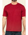 Hawx Men's Red Solid Pocket Short Sleeve Work T-Shirt , Red, hi-res