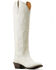 Image #1 - Ariat Women's Belle StretchFit Tall Western Boots - Round Toe, White, hi-res