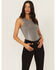 Image #1 - Revel Women's Silver Shimmer Tank, Silver, hi-res