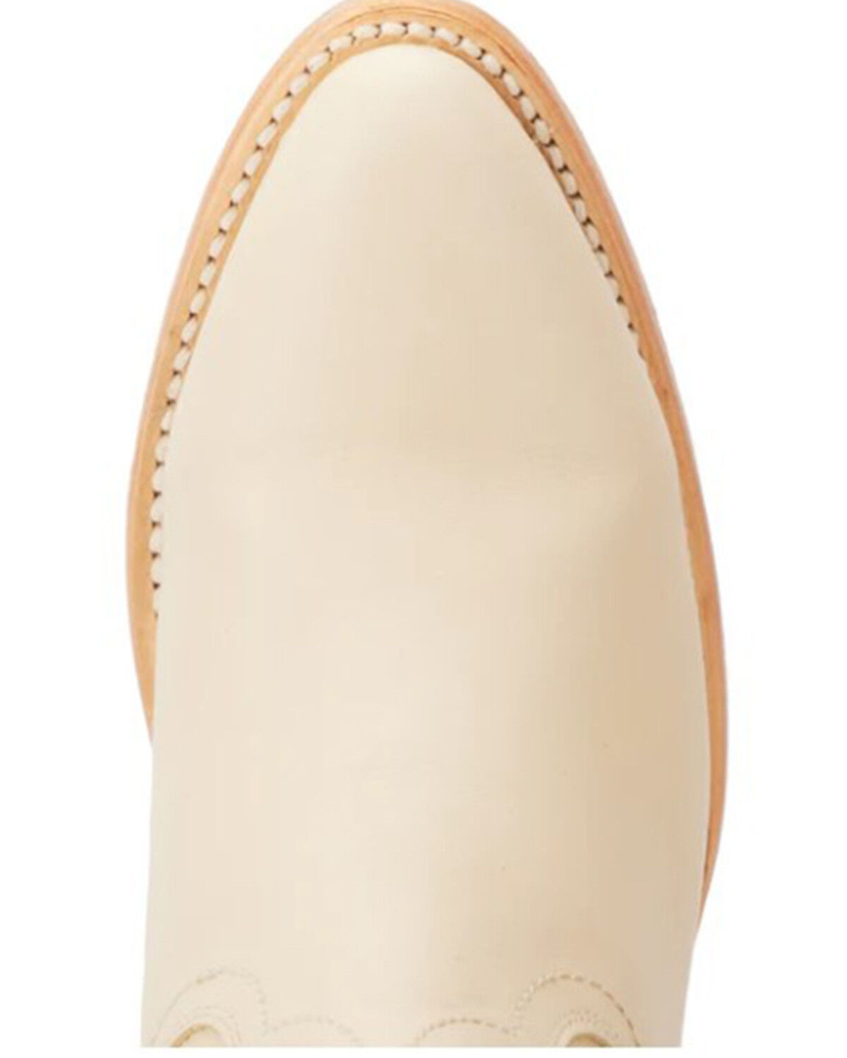 Image #6 - Lane Women's Plain Jane Midi Western Boots - Round Toe, Ivory, hi-res