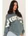 Image #2 - Wrangler Retro Women's Logo Hoodie, Blue, hi-res
