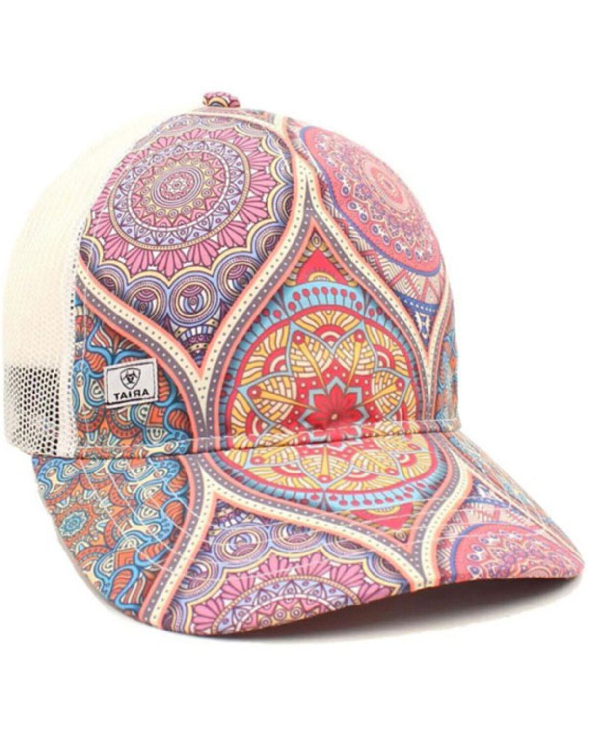 Image #1 - Ariat Women's Medallion Print Ball Cap, Multi, hi-res