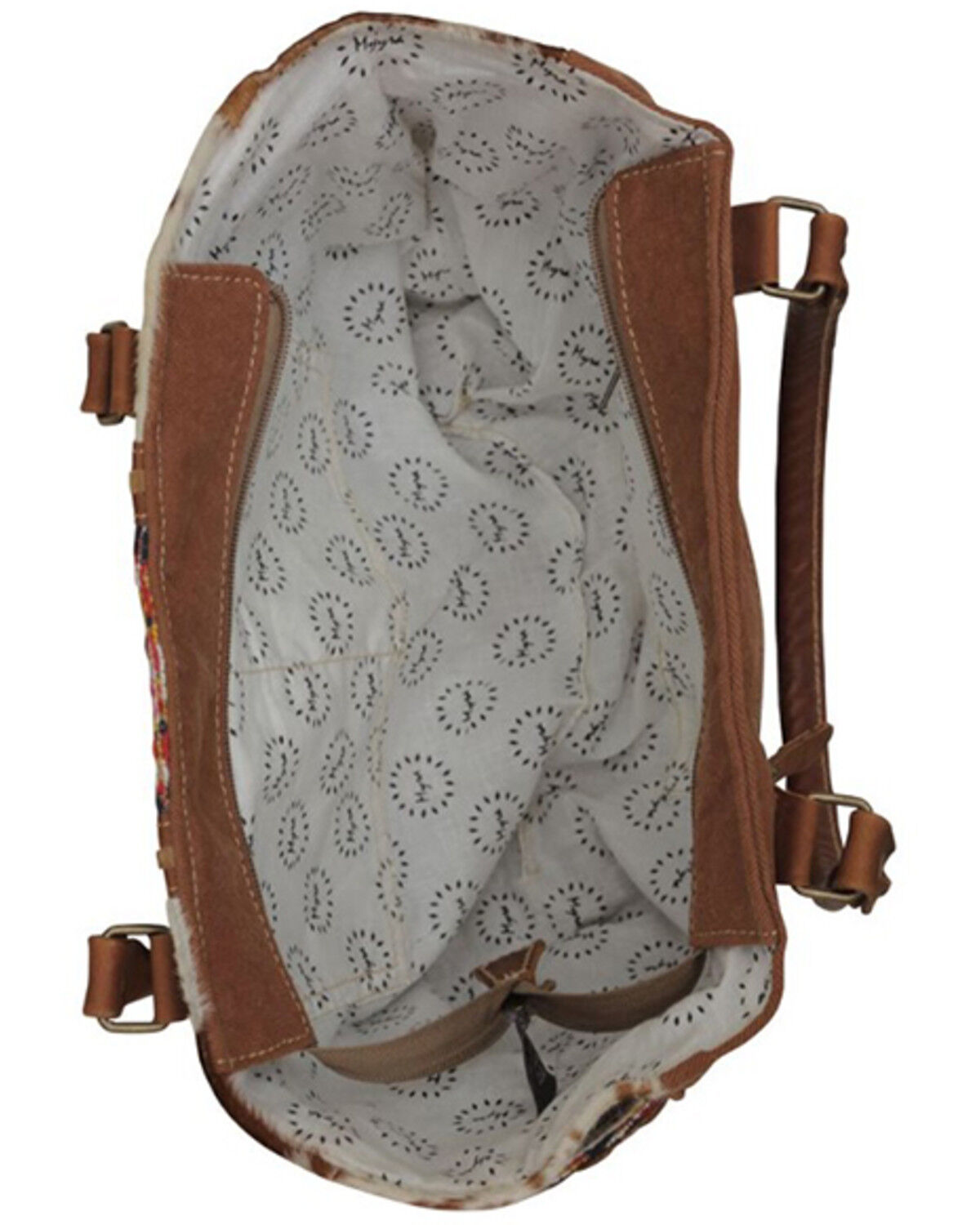 Image #4 - Myra Bag Women's Cowhide Embroidery Tote, Multi, hi-res