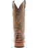 Tanner Mark Men's Nicotine Western Boots - Broad Square Toe, Brown, hi-res